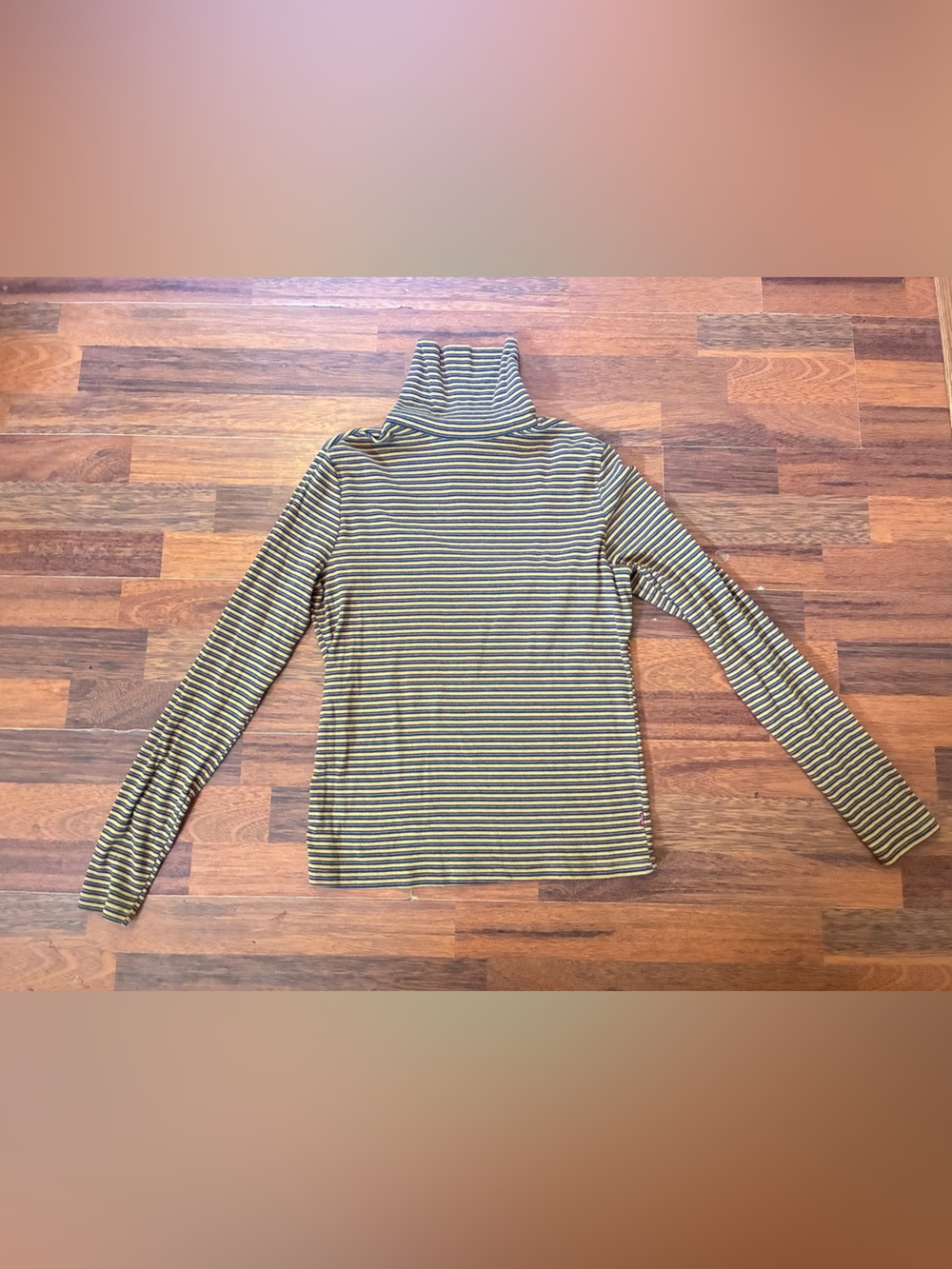 Women’s Levi’s Striped Turtleneck Long Sleeve Top